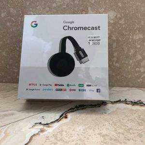 Brand new never been open. Google chrome cast